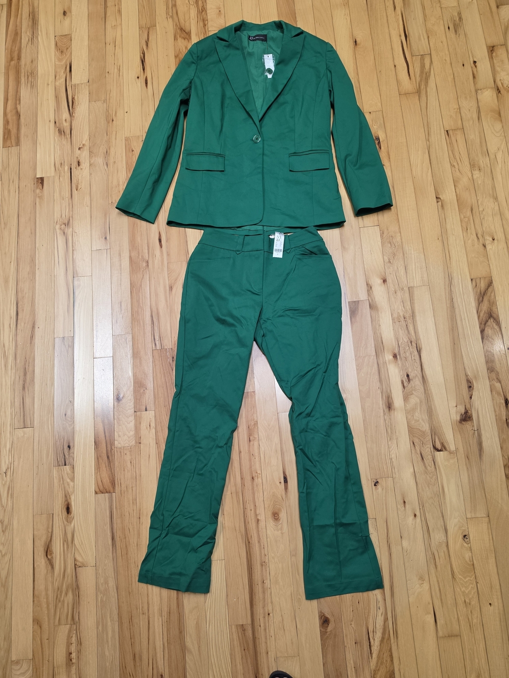 Green Women's Blazer & Pants Set